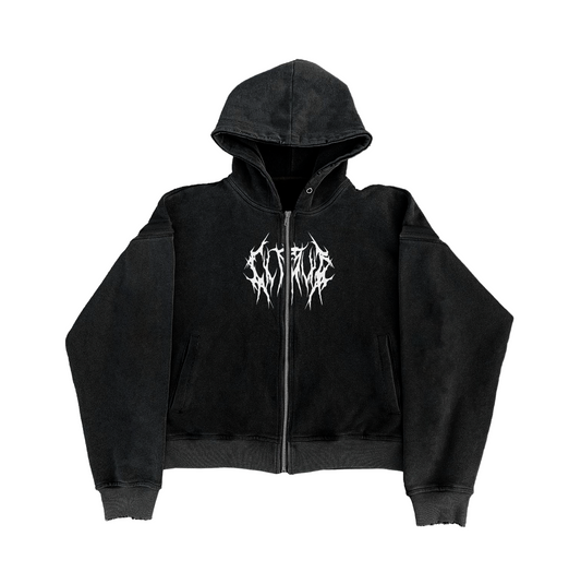 Logo Large Zip Hoodie